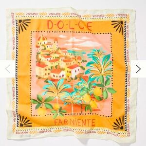 Vismaya Summer Edit Cotton Square Scarf